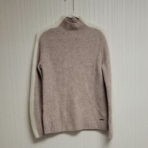 Abercrombie & Fitch Mauve Turtleneck Ski Sweater, women's Sz XS